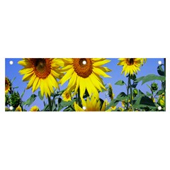 Sunflower Gift Banner And Sign 6  X 2  by artworkshop