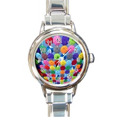 Umbrella Round Italian Charm Watch by artworkshop