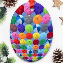 Umbrella Ornament (oval) by artworkshop