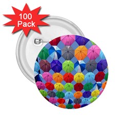 Umbrella 2 25  Buttons (100 Pack)  by artworkshop