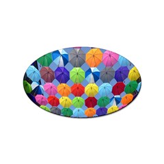 Umbrella Sticker Oval (10 Pack) by artworkshop