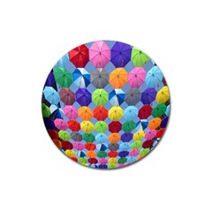 Umbrella Magnet 3  (round) by artworkshop