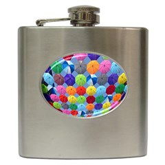 Umbrella Hip Flask (6 Oz) by artworkshop