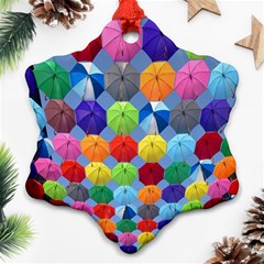 Umbrella Snowflake Ornament (two Sides)