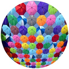 Umbrella Wooden Puzzle Round by artworkshop