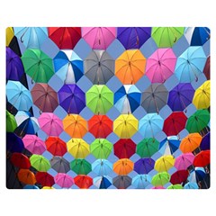 Umbrella Premium Plush Fleece Blanket (medium) by artworkshop