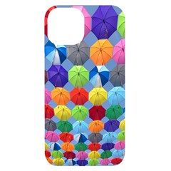 Umbrella Iphone 14 Black Uv Print Case by artworkshop