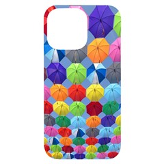 Umbrella Iphone 14 Pro Max Black Uv Print Case