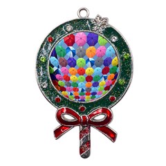 Umbrella Metal X mas Lollipop With Crystal Ornament by artworkshop