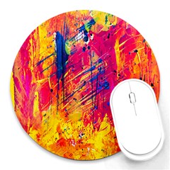 Various Colors Round Mousepad by artworkshop