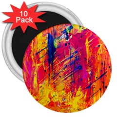 Various Colors 3  Magnets (10 Pack)  by artworkshop