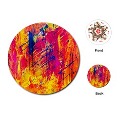 Various Colors Playing Cards Single Design (round) by artworkshop