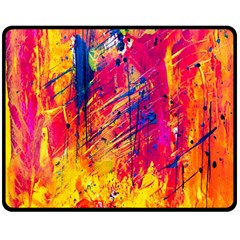 Various Colors Two Sides Fleece Blanket (medium) by artworkshop