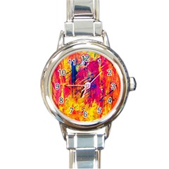 Various Colors Round Italian Charm Watch by artworkshop