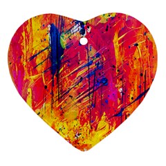 Various Colors Heart Ornament (two Sides) by artworkshop