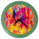 Various Colors Color Wall Clock Front