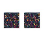 Doodle Pattern Cufflinks (Square) Front(Pair)