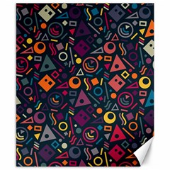 Doodle Pattern Canvas 8  X 10  by Grandong