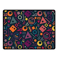 Doodle Pattern Fleece Blanket (small) by Grandong