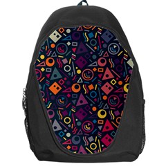 Doodle Pattern Backpack Bag by Grandong