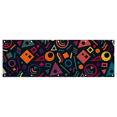 Doodle Pattern Banner And Sign 12  X 4  by Grandong