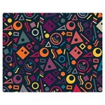 Doodle Pattern Premium Plush Fleece Blanket (Medium) 60 x50  Blanket Front