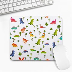 Vector Baby Dino Seamless Pattern Large Mousepad by Grandong