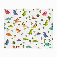 Vector Baby Dino Seamless Pattern Small Glasses Cloth