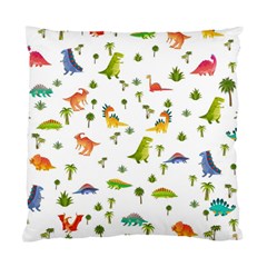 Vector Baby Dino Seamless Pattern Standard Cushion Case (one Side) by Grandong