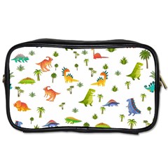 Vector Baby Dino Seamless Pattern Toiletries Bag (one Side) by Grandong