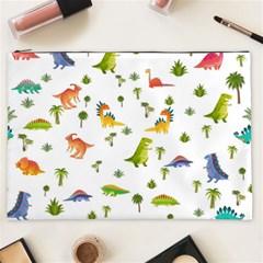 Vector Baby Dino Seamless Pattern Cosmetic Bag (xxl) by Grandong