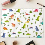 Vector Baby Dino Seamless Pattern Cosmetic Bag (XXL) Back