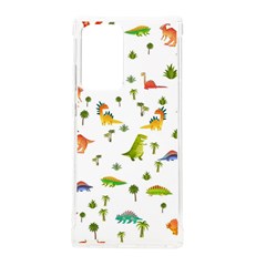 Vector Baby Dino Seamless Pattern Samsung Galaxy Note 20 Ultra Tpu Uv Case by Grandong