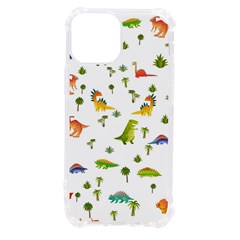 Vector Baby Dino Seamless Pattern Iphone 13 Mini Tpu Uv Print Case