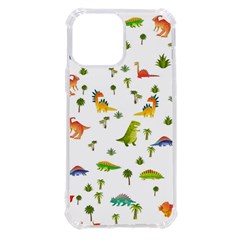 Vector Baby Dino Seamless Pattern Iphone 13 Pro Max Tpu Uv Print Case by Grandong