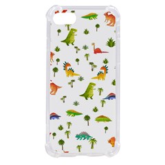 Vector Baby Dino Seamless Pattern Iphone Se by Grandong