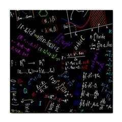 Mathematics  Physics Maths Math Pattern Tile Coaster by Grandong