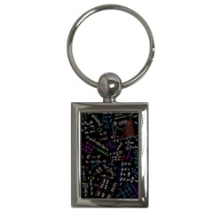 Mathematics  Physics Maths Math Pattern Key Chain (rectangle) by Grandong