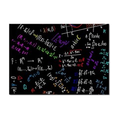 Mathematics  Physics Maths Math Pattern Sticker A4 (10 Pack) by Grandong