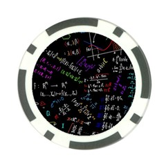 Mathematics  Physics Maths Math Pattern Poker Chip Card Guard by Grandong