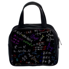 Mathematics  Physics Maths Math Pattern Classic Handbag (two Sides) by Grandong