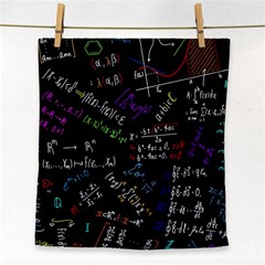 Mathematics  Physics Maths Math Pattern Face Towel by Grandong