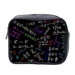 Mathematics  Physics Maths Math Pattern Mini Toiletries Bag (two Sides) by Grandong