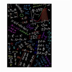 Mathematics  Physics Maths Math Pattern Large Garden Flag (two Sides) by Grandong