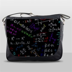 Mathematics  Physics Maths Math Pattern Messenger Bag by Grandong