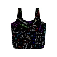 Mathematics  Physics Maths Math Pattern Full Print Recycle Bag (s) by Grandong