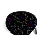 Mathematics  Physics Maths Math Pattern Accessory Pouch (Small) Front