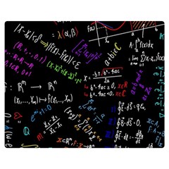 Mathematics  Physics Maths Math Pattern Two Sides Premium Plush Fleece Blanket (medium) by Grandong