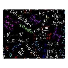 Mathematics  Physics Maths Math Pattern Two Sides Premium Plush Fleece Blanket (large) by Grandong