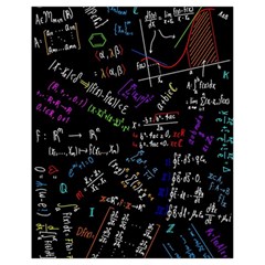 Mathematics  Physics Maths Math Pattern Drawstring Bag (small) by Grandong